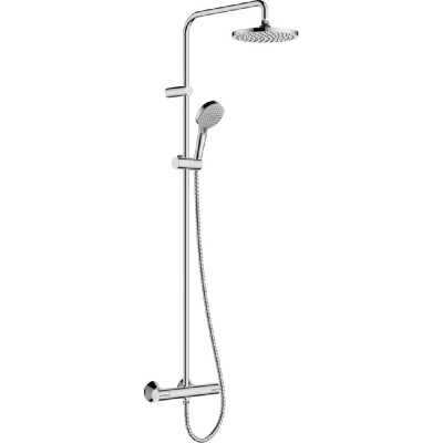 Душевая система наружного монтажа Hansgrohe Vernis Blend 200 Showerpipe Ecosmart 26089000